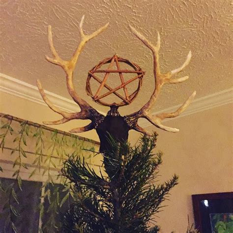 Neo pagan Christmas tree accents